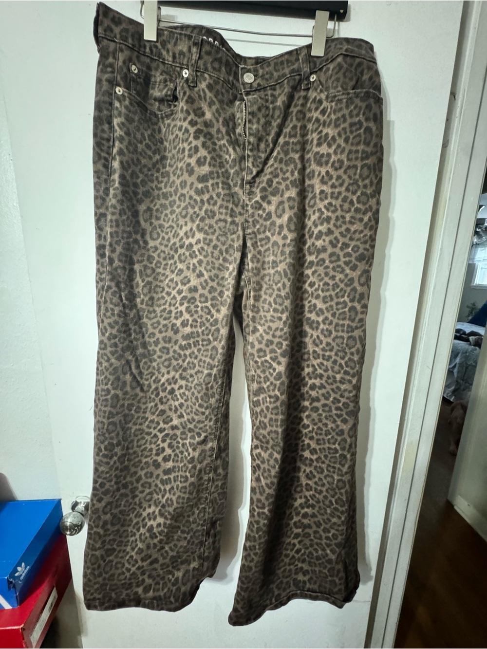Torrid Leopard Wide-Leg Jeans